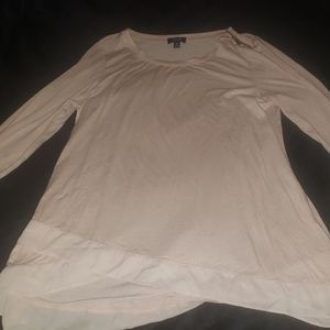 Long sleeve sheer top